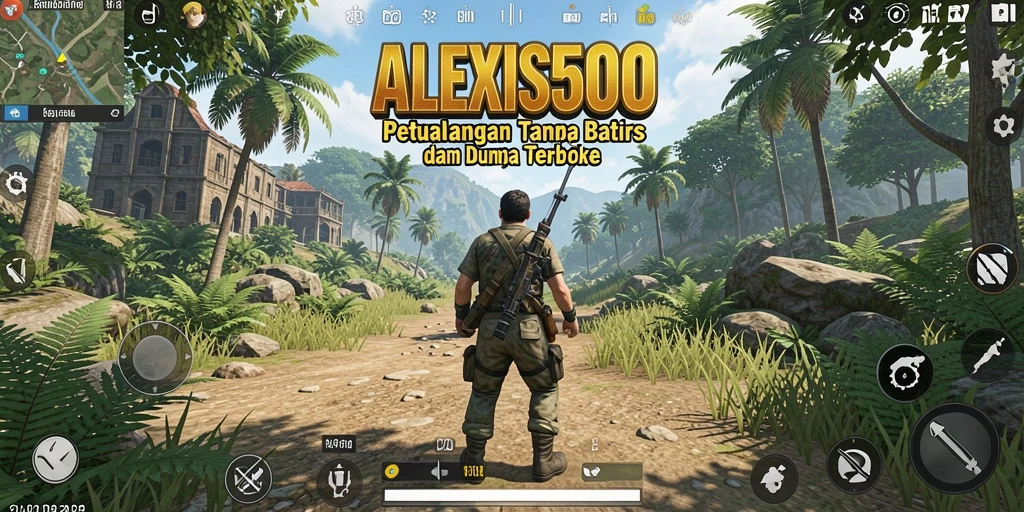 Screenshot ALEXIS500 menampilkan gameplay Open World yang menakjubkan.