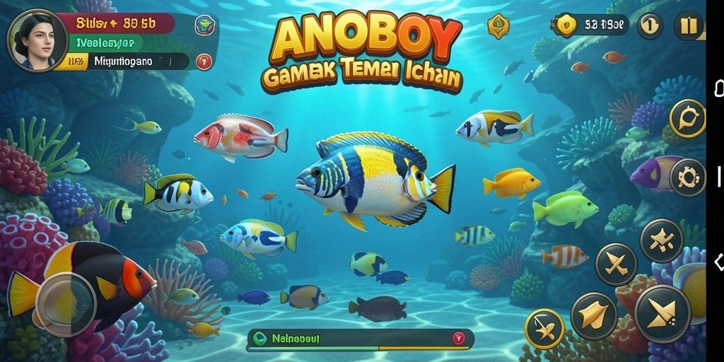 Gameplay menegangkan menembak ikan di ANOBOY.