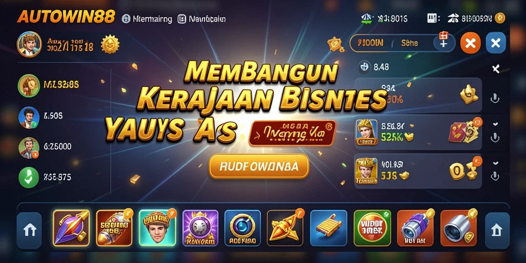 Tampilan menarik saat bermain AUTOWIN88 dalam mengelola bisnis.