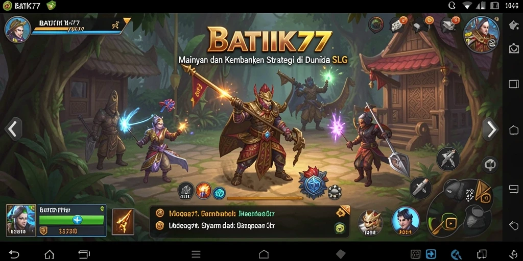 Tampilan gameplay <strong>BATIK77</strong> yang menampilkan aksi strategi yang mendalam.