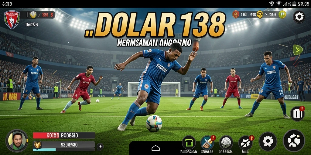 Screenshot DOLAR138 menampilkan aksi seru dalam permainan olahraga.