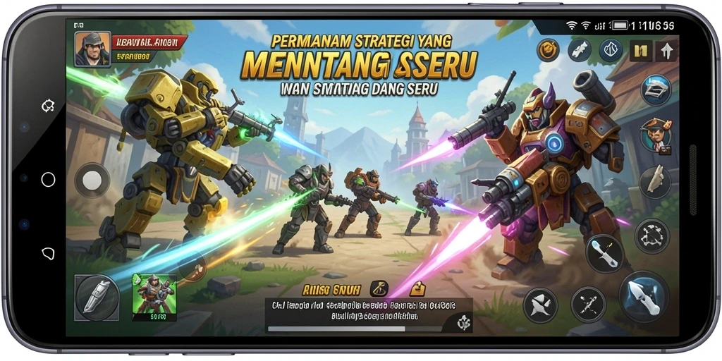 Screenshot gameplay FW66 menampilkan aksi strategi yang intens.