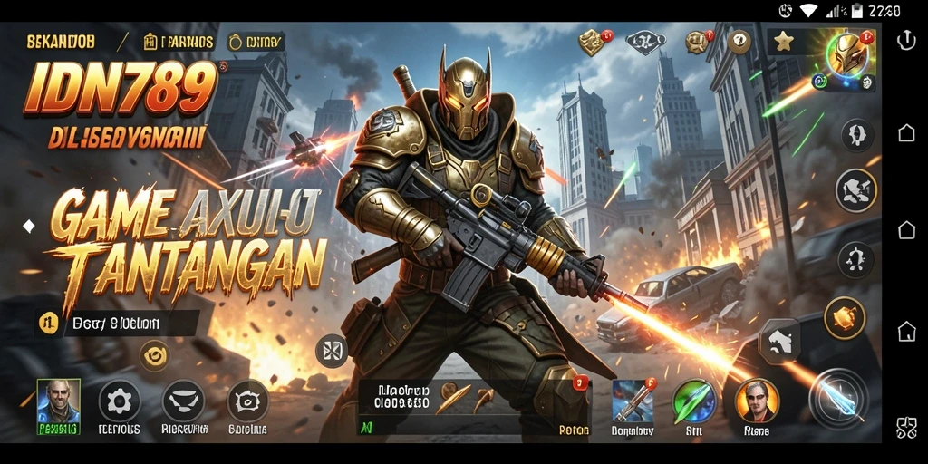 Tampilan gameplay IDN789 dengan aksi seru dan karakter dinamis.