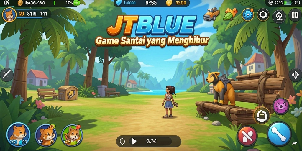 Tampilan menarik dari gameplay JTBLUE yang menyenangkan.