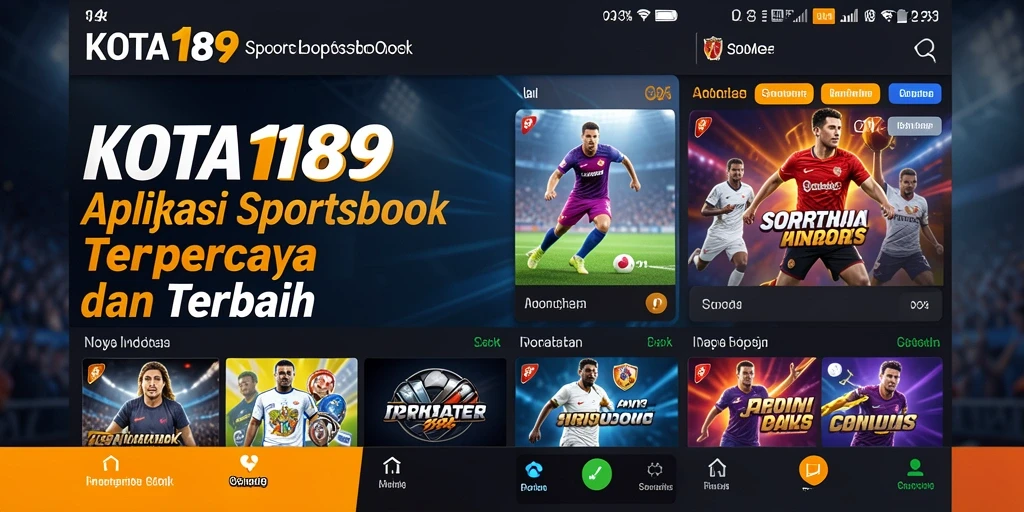 Screenshot gameplay KOTA189 dengan tampilan taruhan olahraga yang menarik.