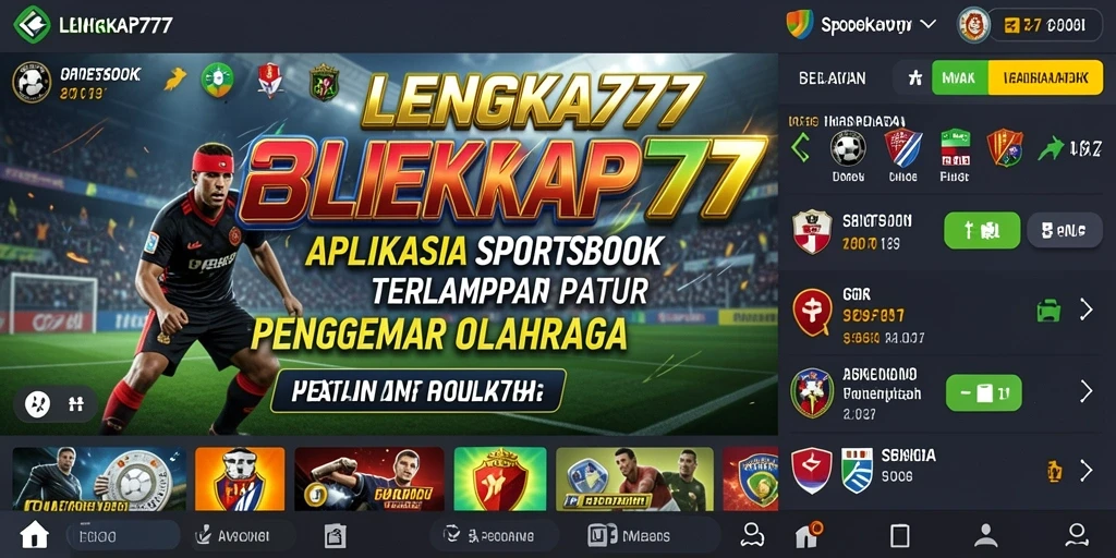 Screenshot LENGKAP777 yang menunjukkan tampilan taruhan olahraga yang menarik.