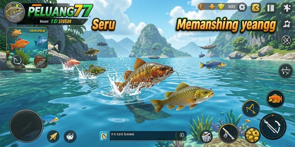 Tangkapan ikan yang menakjubkan dalam gameplay PELUANG77.