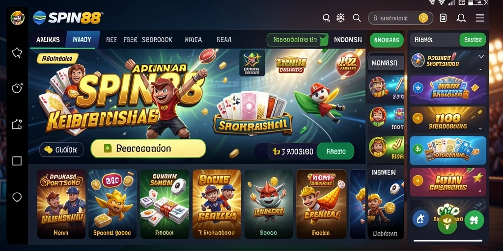 Tampilan screenshot gameplay SPIN88 yang menarik dan interaktif.
