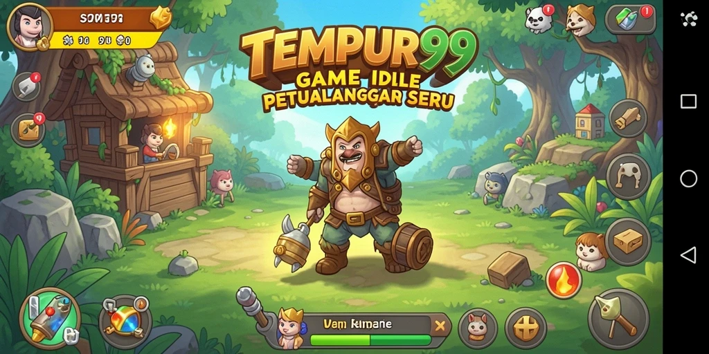 Tampilan gameplay <strong>TEMPUR99</strong> yang menawan dan interaktif.