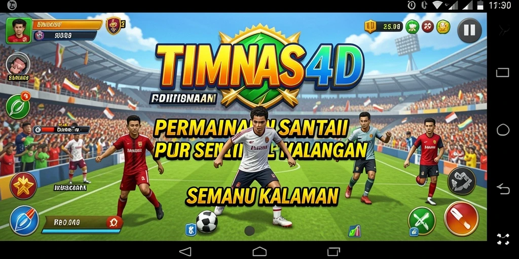 Tampilan gameplay <strong>TIMNAS4D</strong> yang menyenangkan dan interaktif.