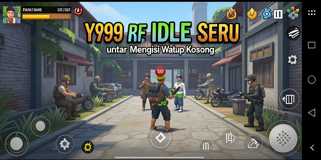 Tampilan gameplay Y89 yang sederhana dan menarik di kategori game Idle.